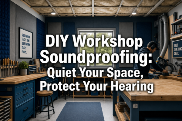 DIY Soundproofing for Small Workshops: Reducing Noise Pollution with Acoustic Panels, Insulation, and Enclosures