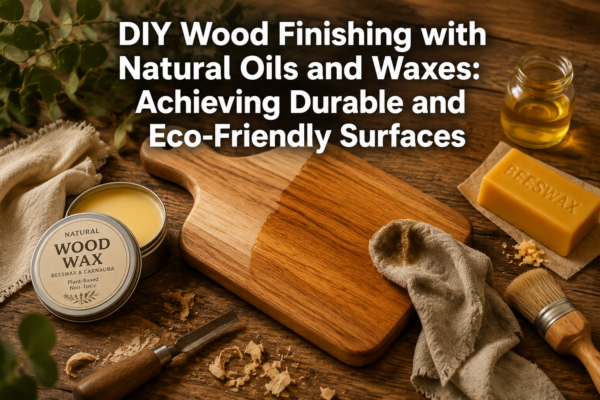 DIY Wood Finishing with Natural Oils and Waxes: Achieving Durable and Eco-Friendly Surfaces