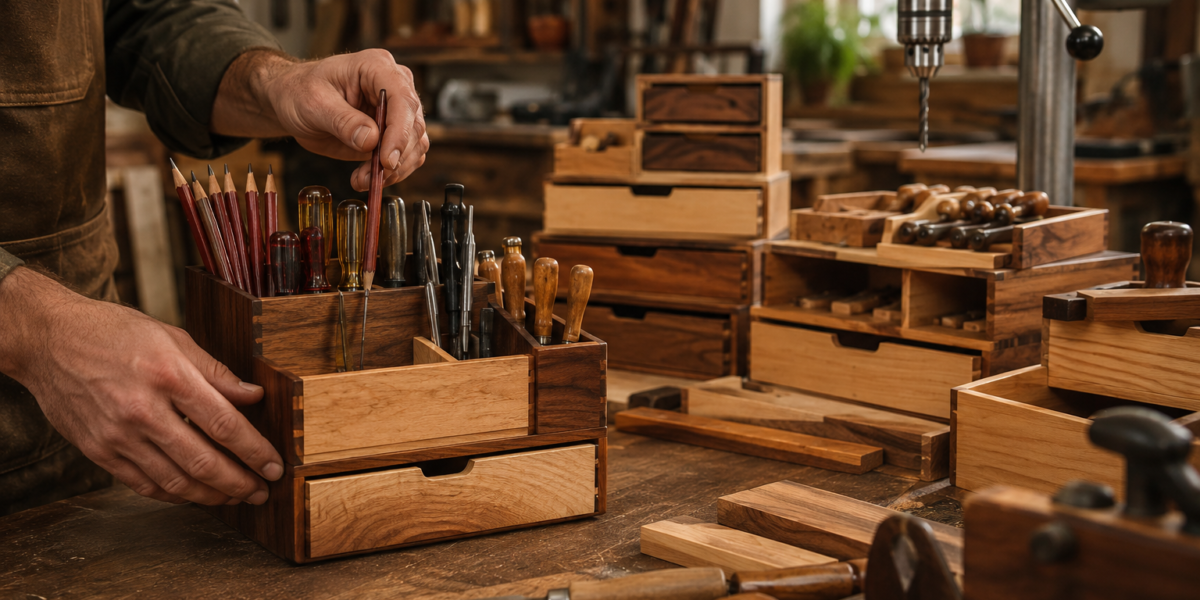 DIY Wooden Pencil Holders and Tool Organizers: Workshop Essentials for Beginners