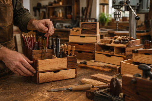 DIY Wooden Pencil Holders and Tool Organizers: Workshop Essentials for Beginners
