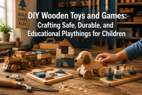DIY Wooden Toys and Games: Crafting Safe, Durable, and Educational Playthings for Children
