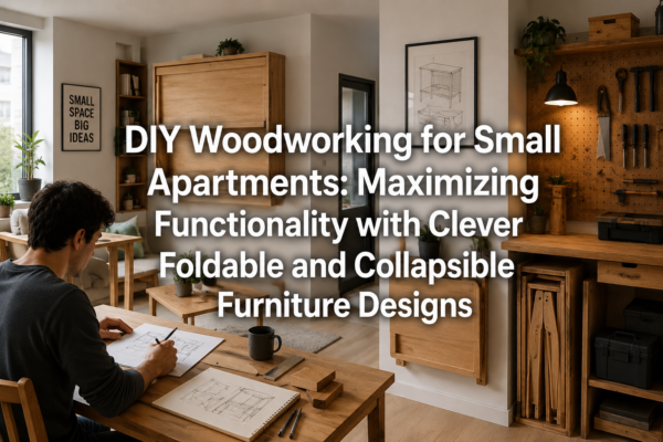 DIY Woodworking for Small Apartments: Maximizing Functionality with Clever Foldable and Collapsible Furniture Designs
