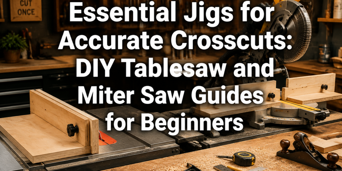 Essential Jigs for Accurate Crosscuts: DIY Tablesaw and Miter Saw Guides for Beginners