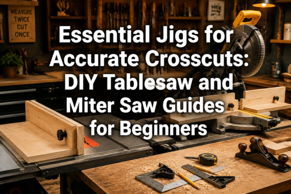 Essential Jigs for Accurate Crosscuts: DIY Tablesaw and Miter Saw Guides for Beginners