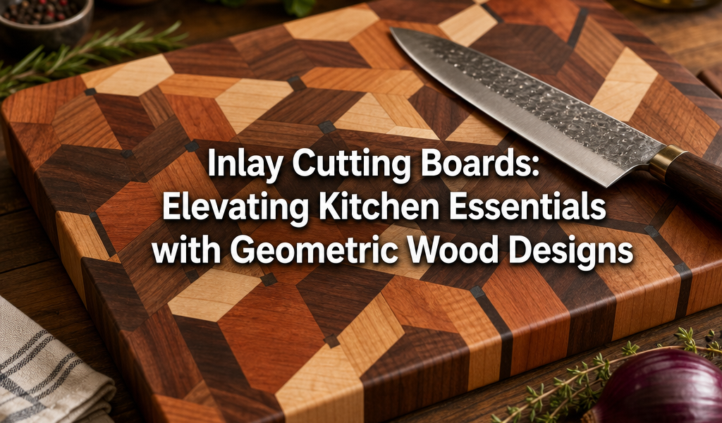 Inlay Cutting Boards: Elevating Kitchen Essentials with Geometric Wood Designs