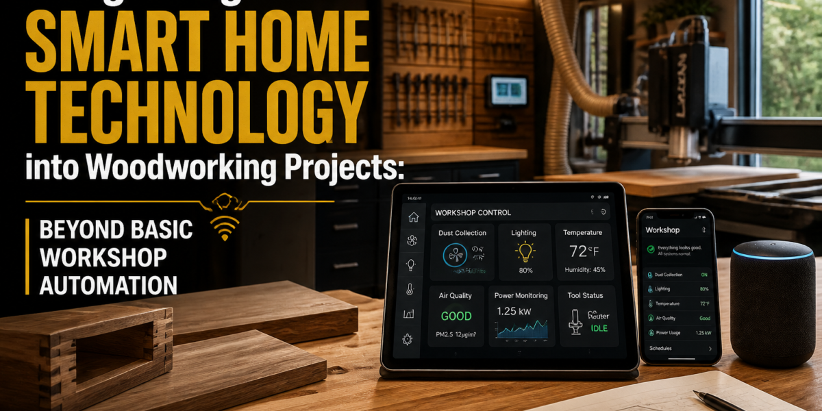 Integrating Smart Home Technology into Woodworking Projects: Beyond Basic Workshop Automation