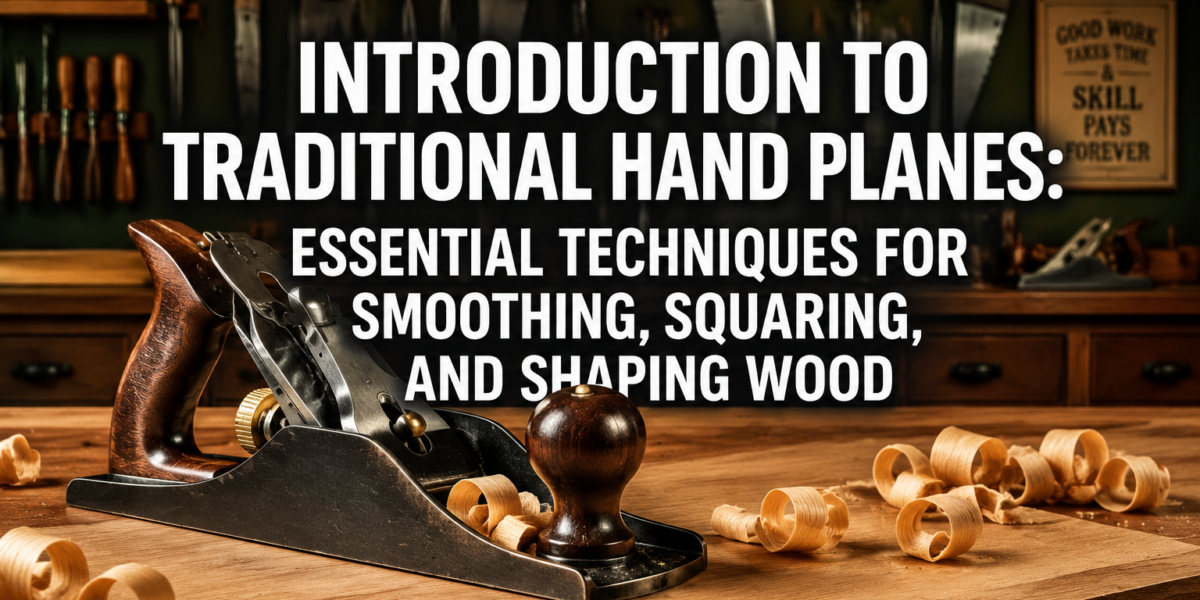 Introduction to Traditional Hand Planes: Essential Techniques for Smoothing, Squaring, and Shaping Wood