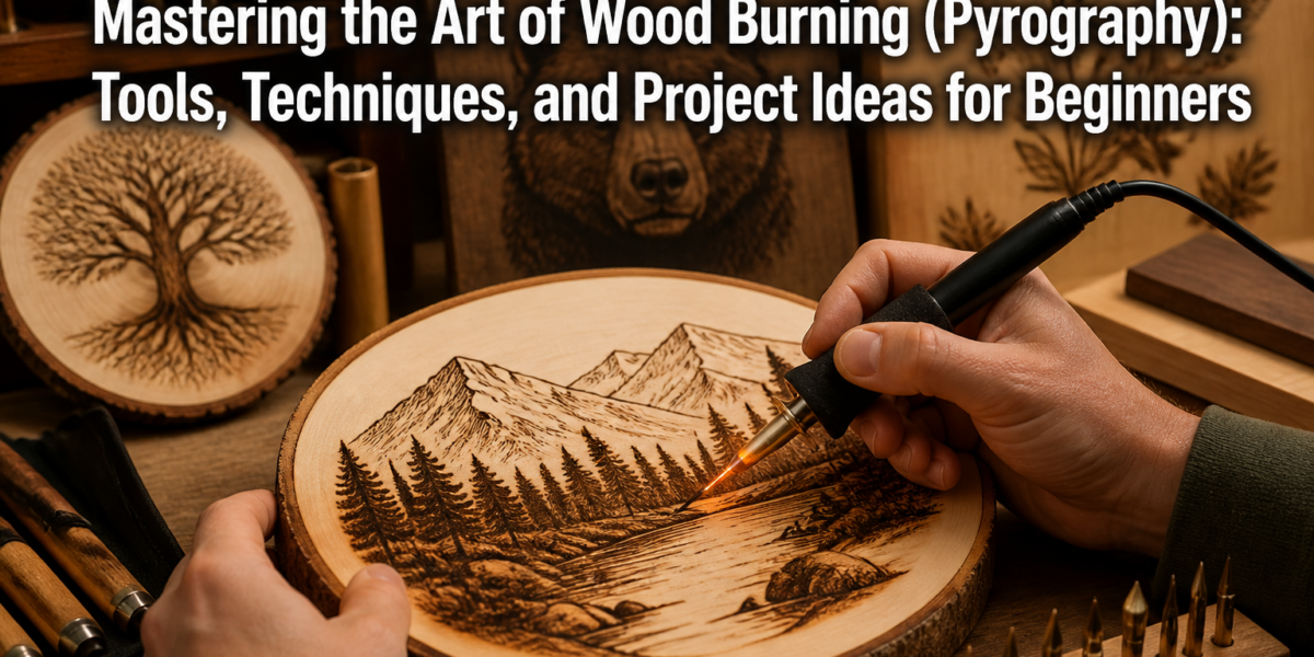 Mastering the Art of Wood Burning (Pyrography): Tools, Techniques, and Project Ideas for Beginners