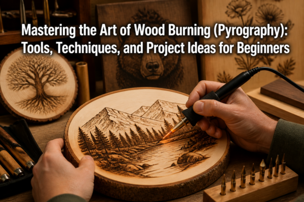 Mastering the Art of Wood Burning (Pyrography): Tools, Techniques, and Project Ideas for Beginners