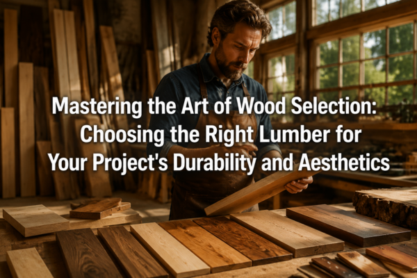 Mastering the Art of Wood Selection: Choosing the Right Lumber for Your Project’s Durability and Aesthetics
