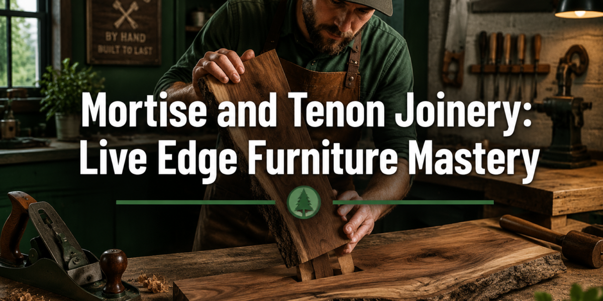 Mortise and Tenon Joinery for Live Edge Furniture: Essential Techniques