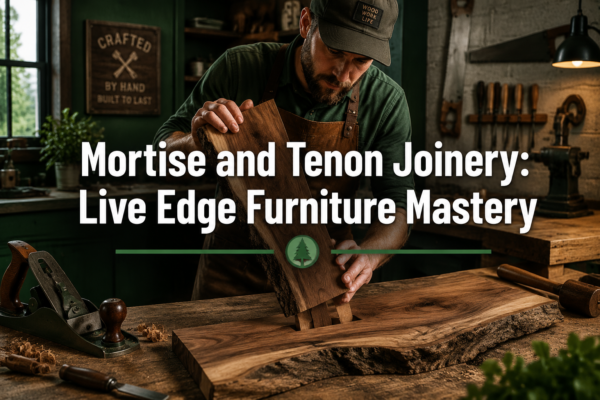 Mortise and Tenon Joinery for Live Edge Furniture: Essential Techniques