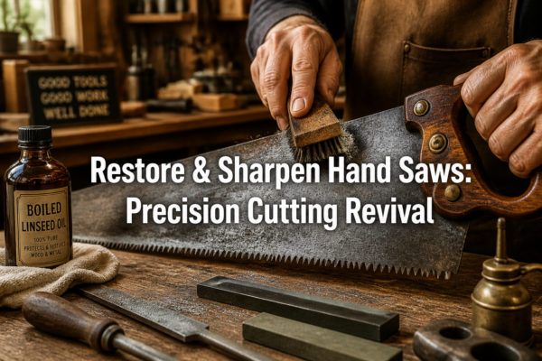 Restoring and Sharpening Hand Saws: Bringing Vintage Tools Back to Life for Precision Cutting