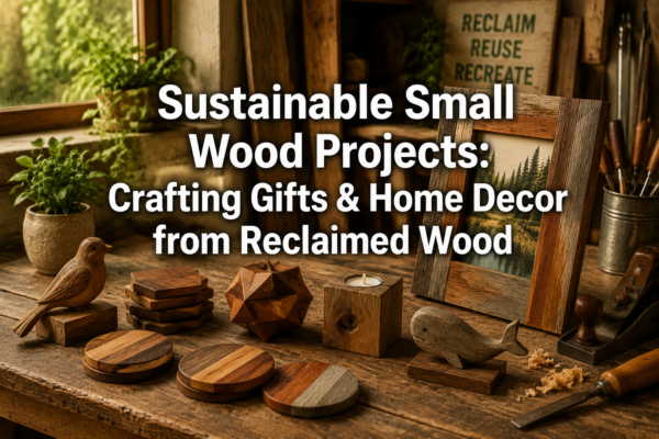 Sustainable Small Wood Projects: Crafting Gifts and Home Decor from Reclaimed and Scrap Wood