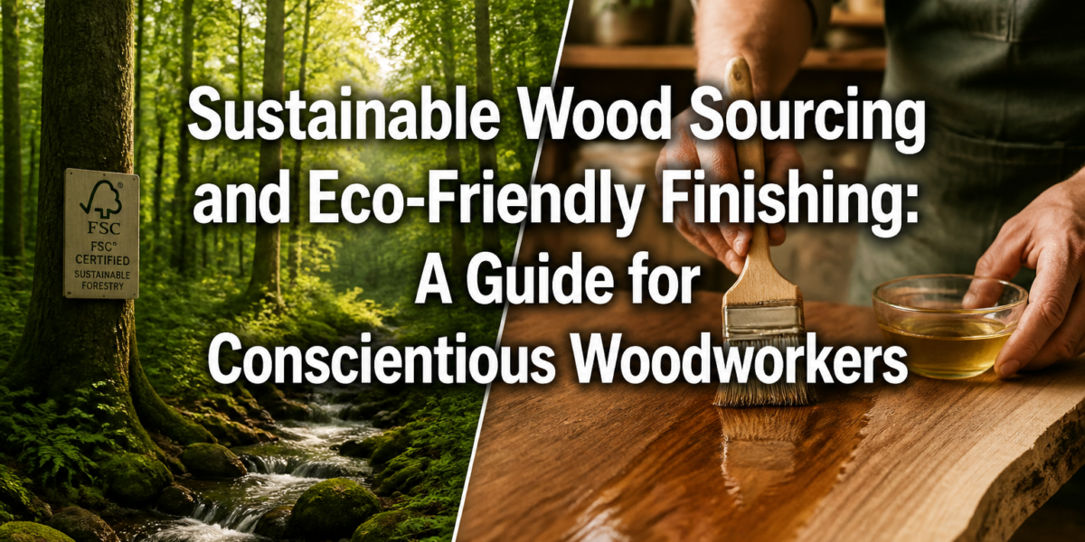 Sustainable Wood Sourcing and Eco-Friendly Finishing: A Guide for Conscientious Woodworkers