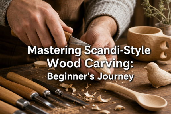 The Art of Scandi-Style Wood Carving: Beginner Projects and Tool Essentials