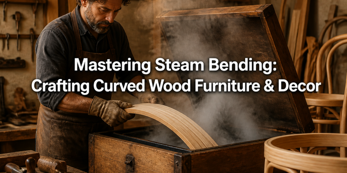 The Art of Steam Bending Wood: Techniques for Creating Curved Furniture Components and Decorative Elements