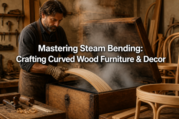 The Art of Steam Bending Wood: Techniques for Creating Curved Furniture Components and Decorative Elements