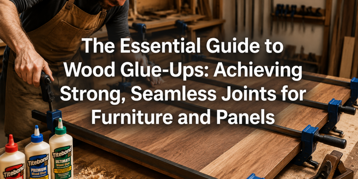 The Essential Guide to Wood Glue-Ups: Achieving Strong, Seamless Joints for Furniture and Panels