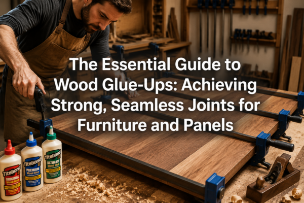 The Essential Guide to Wood Glue-Ups: Achieving Strong, Seamless Joints for Furniture and Panels