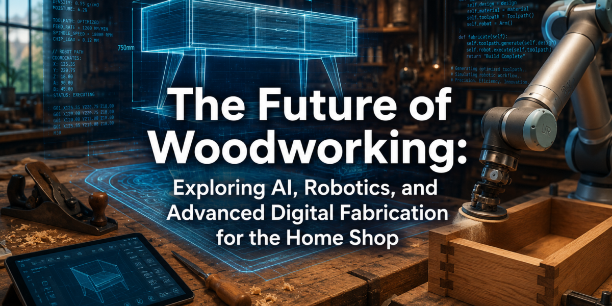 The Future of Woodworking: Exploring AI, Robotics, and Advanced Digital Fabrication for the Home Shop