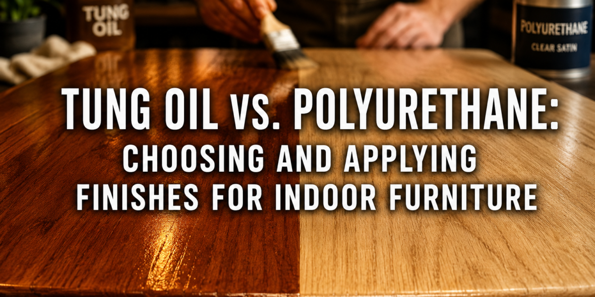 Tung Oil vs. Polyurethane: Choosing and Applying Finishes for Indoor Furniture