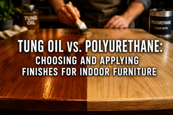 Tung Oil vs. Polyurethane: Choosing and Applying Finishes for Indoor Furniture