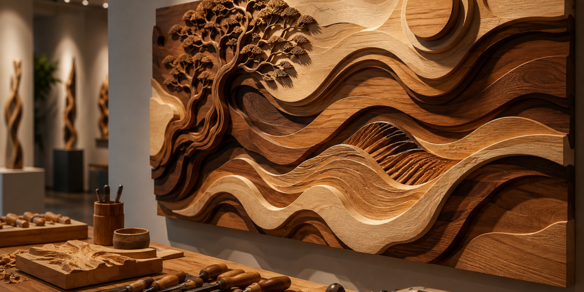Turning Wall Art into Profit: Layered Wooden Sculptures and Carvings