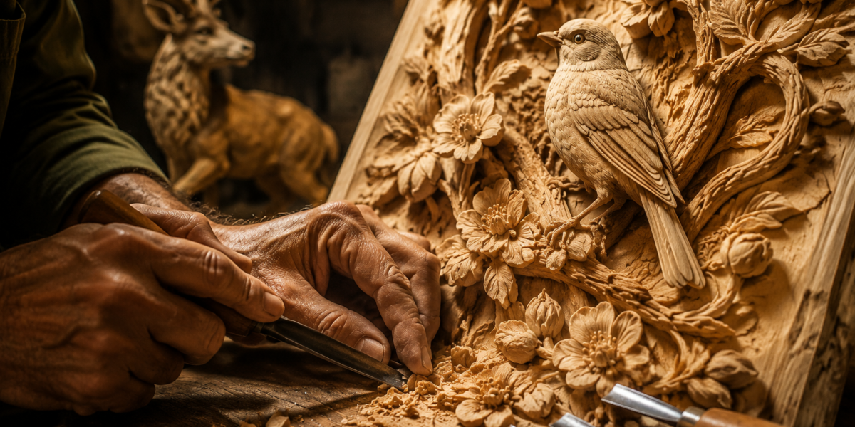 Advanced Wood Carving Techniques: From Relief Carving to In-the-Round Sculptures for Decorative and Functional Pieces