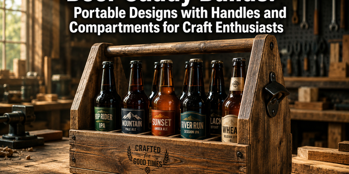 Beer Caddy Builds: Portable Designs with Handles and Compartments for Craft Enthusiasts