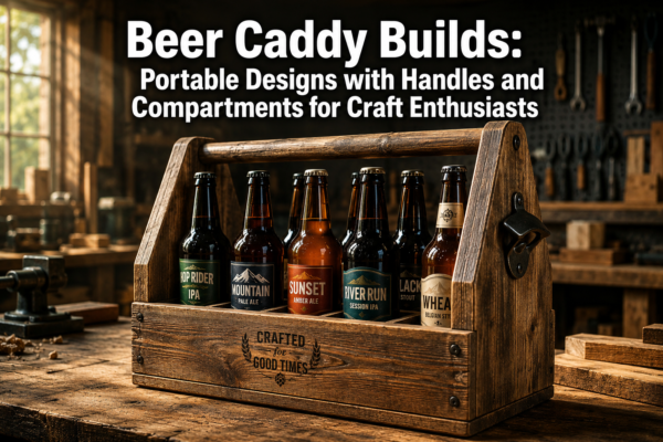 Beer Caddy Builds: Portable Designs with Handles and Compartments for Craft Enthusiasts