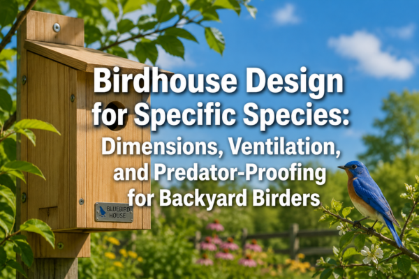 Birdhouse Design for Specific Species: Dimensions, Ventilation, and Predator-Proofing for Backyard Birders
