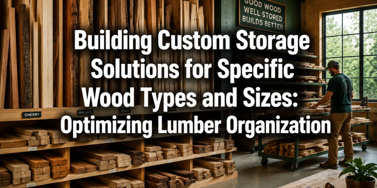 Building Custom Storage Solutions for Specific Wood Types and Sizes: Optimizing Lumber Organization