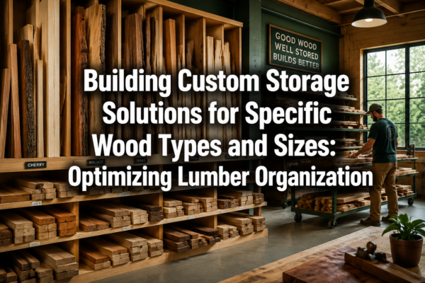 Building Custom Storage Solutions for Specific Wood Types and Sizes: Optimizing Lumber Organization