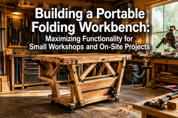 Building a Portable Folding Workbench: Maximizing Functionality for Small Workshops and On-Site Projects