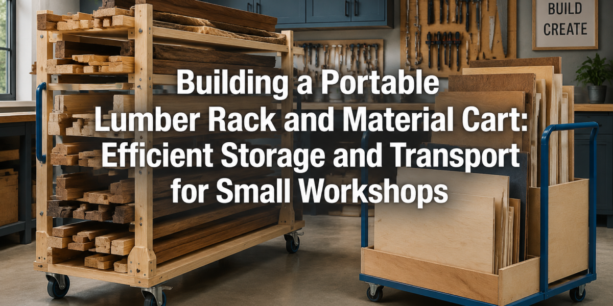 Building a Portable Lumber Rack and Material Cart: Efficient Storage and Transport for Small Workshops