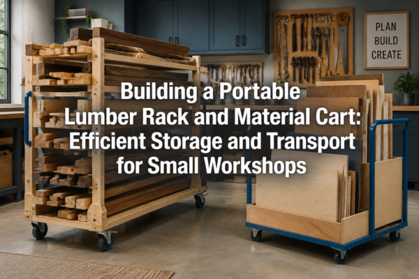 Building a Portable Lumber Rack and Material Cart: Efficient Storage and Transport for Small Workshops