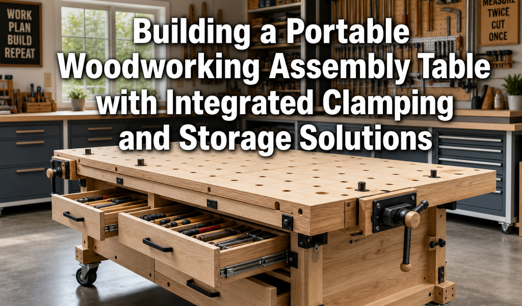 Building a Portable Woodworking Assembly Table with Integrated Clamping and Storage Solutions