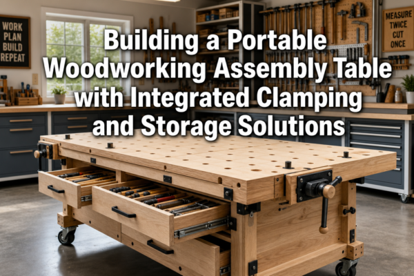 Building a Portable Woodworking Assembly Table with Integrated Clamping and Storage Solutions
