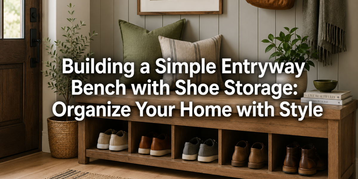 Building a Simple Entryway Bench with Shoe Storage: Organize Your Home with Style