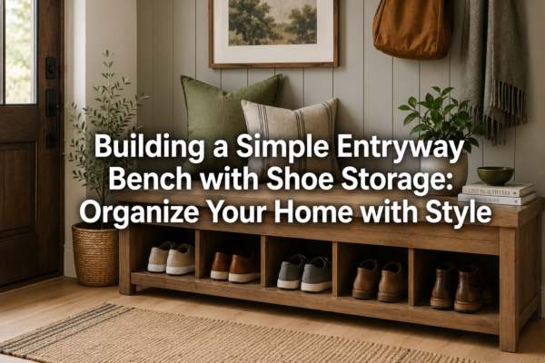 Building a Simple Entryway Bench with Shoe Storage: Organize Your Home with Style