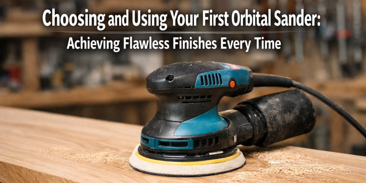 Choosing and Using Your First Orbital Sander: Achieving Flawless Finishes Every Time