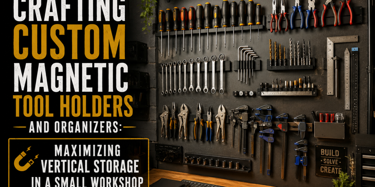 Crafting Custom Magnetic Tool Holders and Organizers: Maximizing Vertical Storage in a Small Workshop