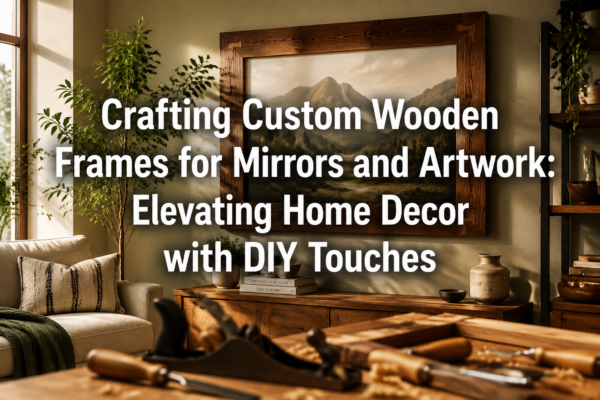 Crafting Custom Wooden Frames for Mirrors and Artwork: Elevating Home Decor with DIY Touches