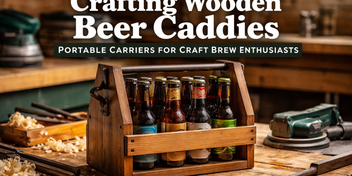 Crafting Wooden Beer Caddies: Portable Carriers for Craft Brew Enthusiasts