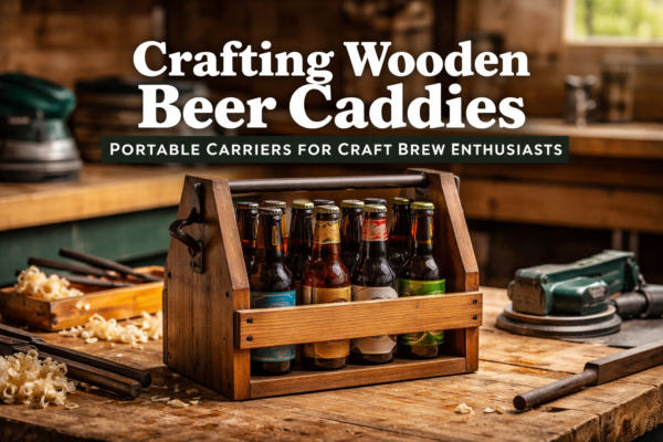 Crafting Wooden Beer Caddies: Portable Carriers for Craft Brew Enthusiasts