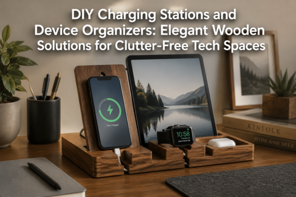 DIY Charging Stations and Device Organizers: Elegant Wooden Solutions for Clutter-Free Tech Spaces