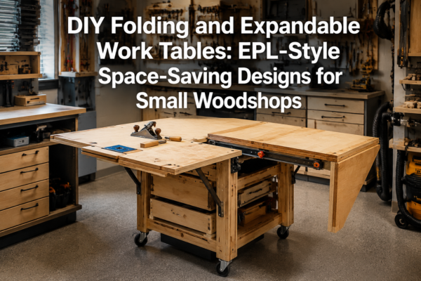 DIY Folding and Expandable Work Tables: EPL-Style Space-Saving Designs for Small Woodshops