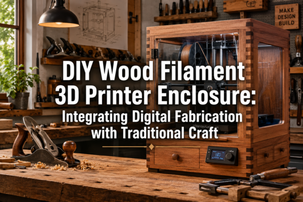 DIY Wood Filament 3D Printer Enclosure: Integrating Digital Fabrication with Traditional Craft