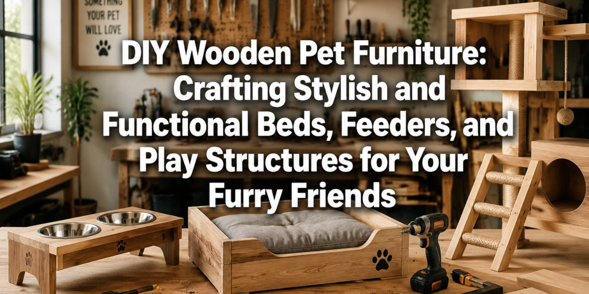 DIY Wooden Pet Furniture: Crafting Stylish and Functional Beds, Feeders, and Play Structures for Your Furry Friends